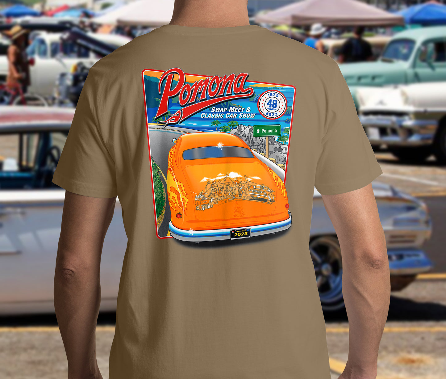 2023 Pomona Swap Meet Official Event Tee