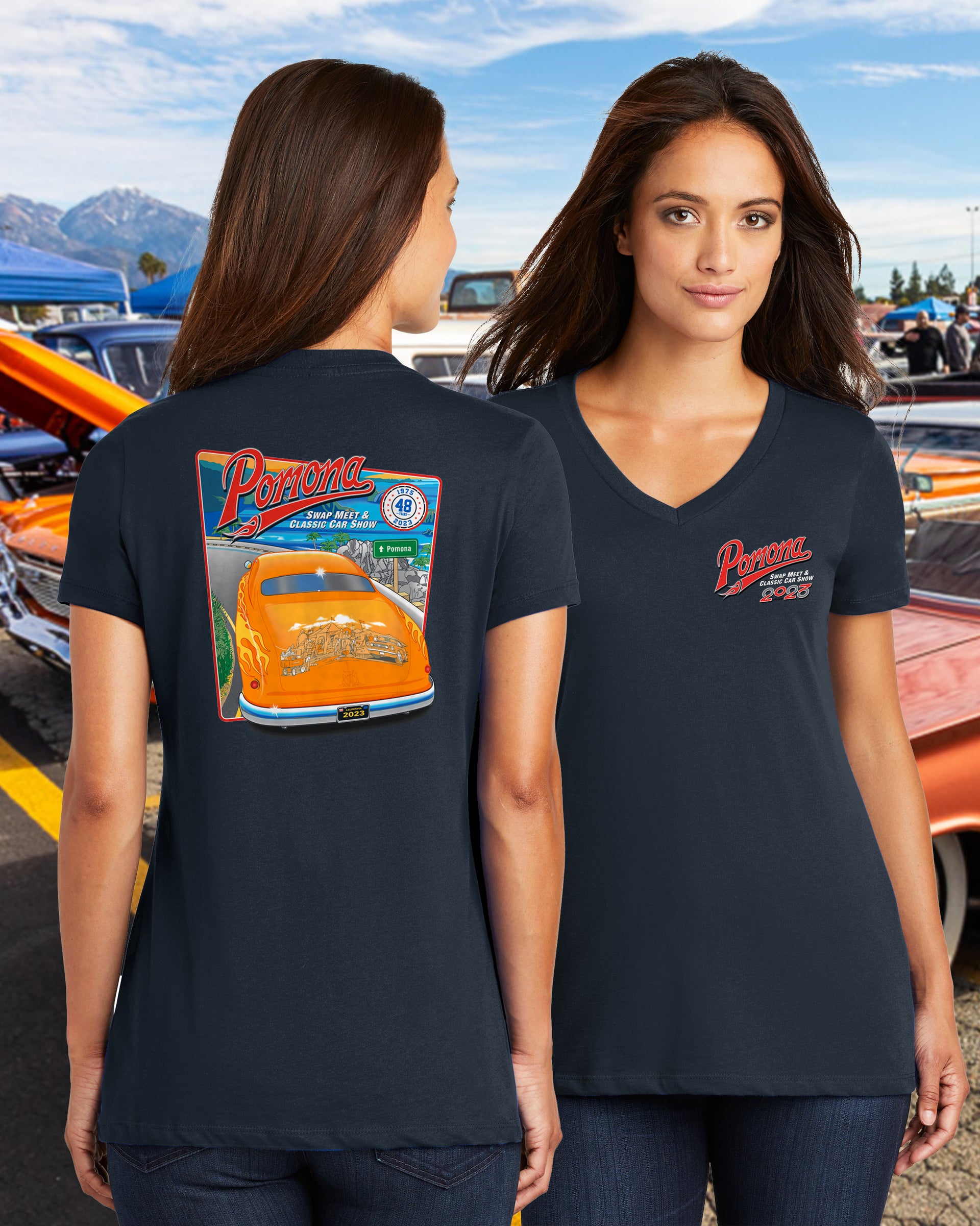 Ladies Official 2023 Event V-Neck – | T-Shirts