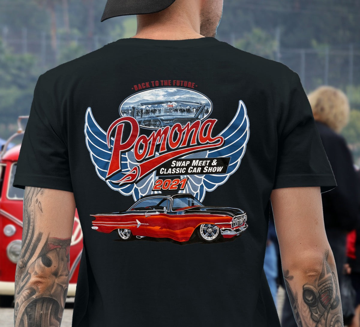 2021 Pomona Swap Meet Official Event Tee