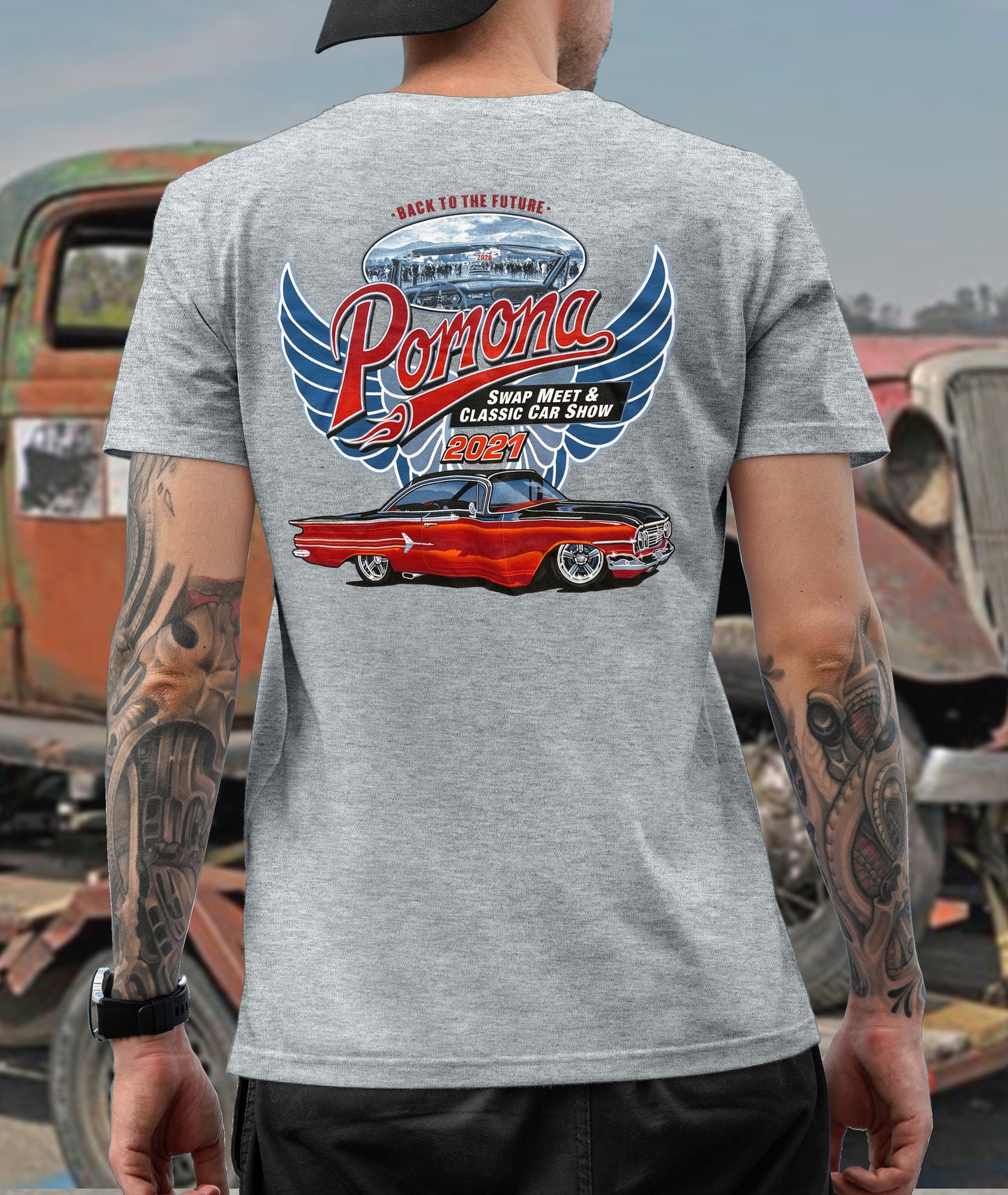 2021 Pomona Swap Meet Official Event Tee